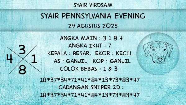 Syair Virdsam - Syair Pennsylvania Evening