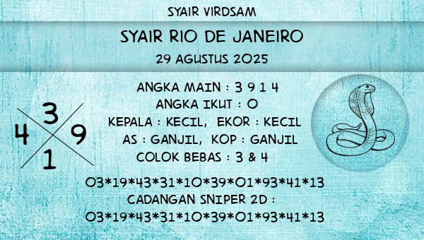 Syair Virdsam - Syair Rio De Janeiro
