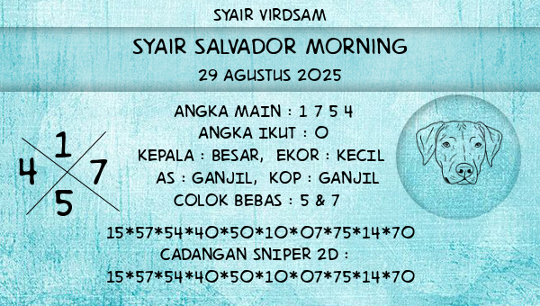 Syair Virdsam - Syair Salvador Morning