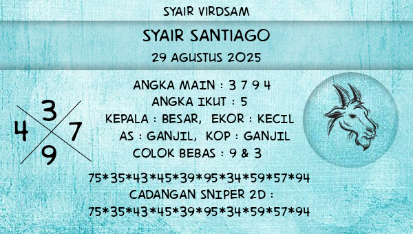 Syair Virdsam - Syair Santiago