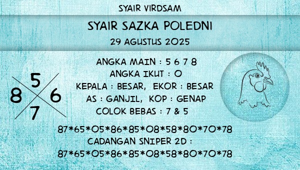 Syair Virdsam - Syair Sazka Poledni