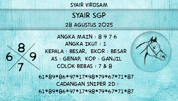 Syair Virdsam - Syair SGP