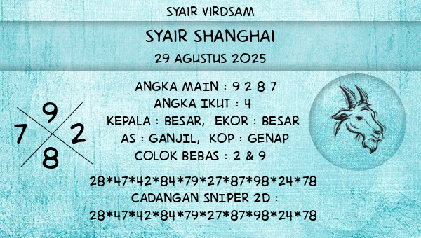 Syair Virdsam - Syair Shanghai