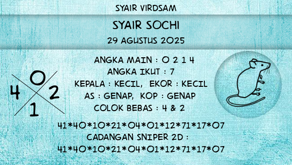 Syair Virdsam - Syair Sochi