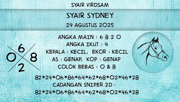 Syair Virdsam - Syair Sydney