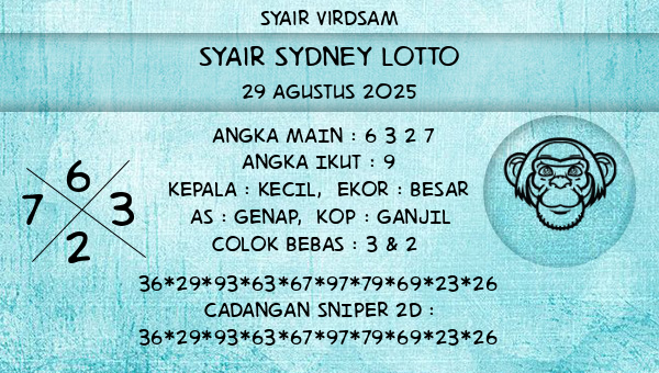 Syair Virdsam - Syair Sydney Lotto