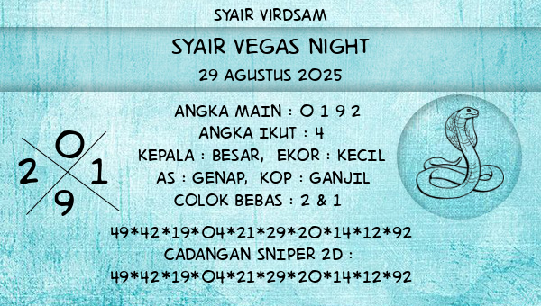 Syair Virdsam - Syair Vegas Night