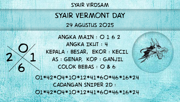 Syair Virdsam - Syair Vermont Day