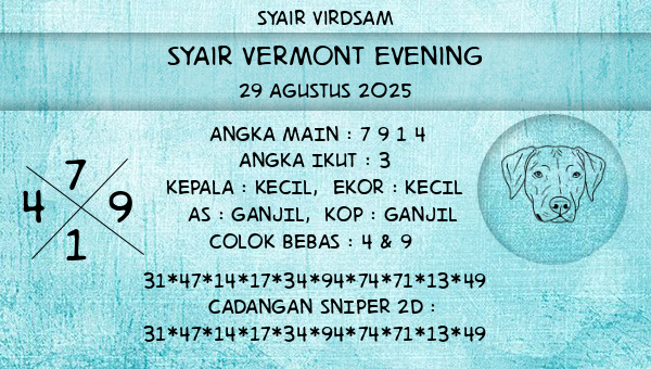 Syair Virdsam - Syair Vermont Evening