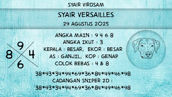 Syair Virdsam - Syair Versailles