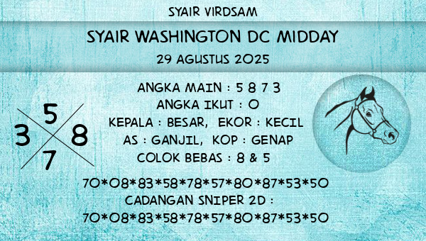 Syair Virdsam - Syair Washington Dc Midday