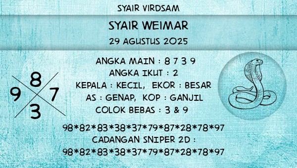 Syair Virdsam - Syair Weimar