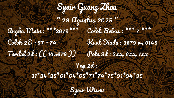 Syair Wisnu - Syair Guang Zhou