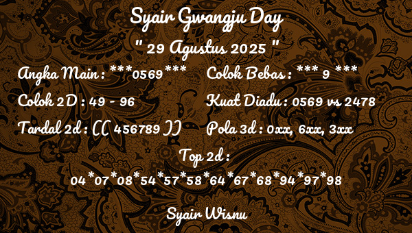 Syair Wisnu - Syair Gwangju Day
