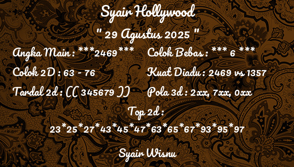 Syair Wisnu - Syair Hollywood