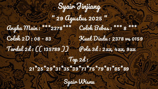 Syair Wisnu - Syair Jinjiang