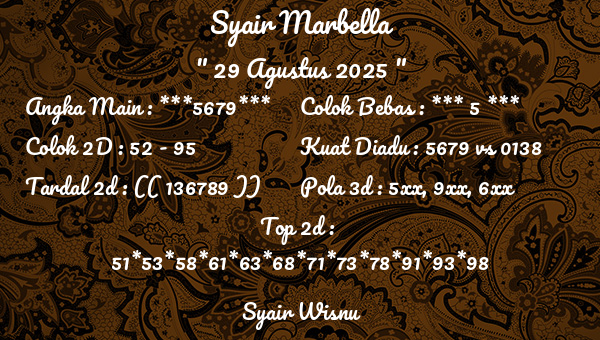 Syair Wisnu - Syair Marbella