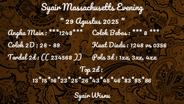 Syair Wisnu - Syair Massachusetts Evening