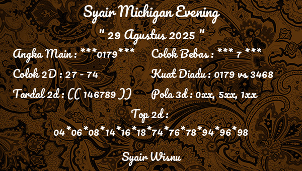 Syair Wisnu - Syair Michigan Evening