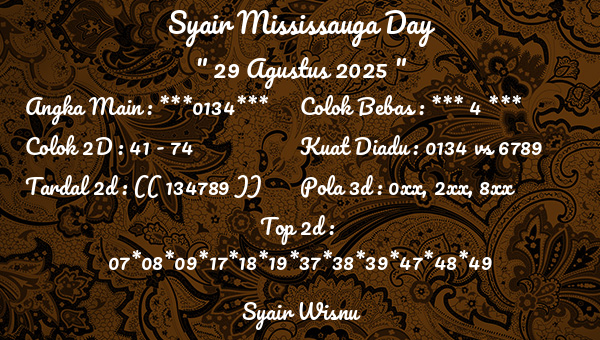 Syair Wisnu - Syair Mississauga Day
