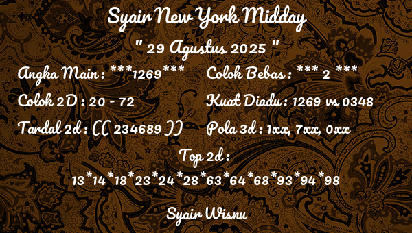 Syair Wisnu - Syair New York Midday
