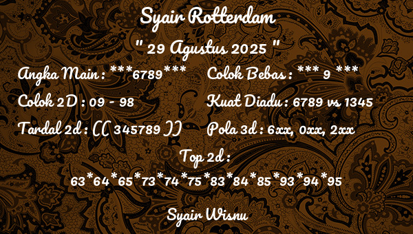 Syair Wisnu - Syair Rotterdam