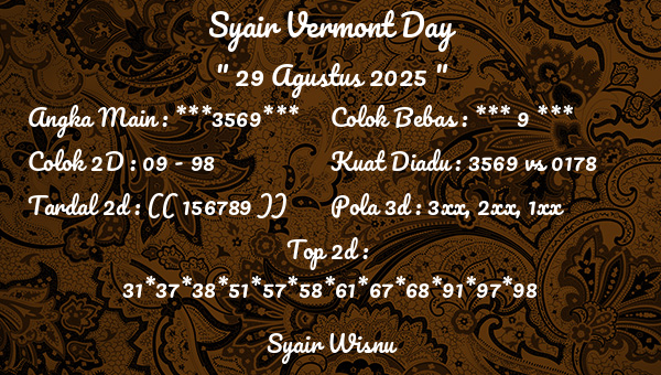 Syair Wisnu - Syair Vermont Day