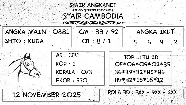 SYAIR ANGKANET - Syair Cambodia