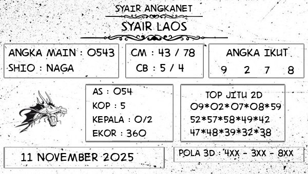 SYAIR ANGKANET - Syair Laos