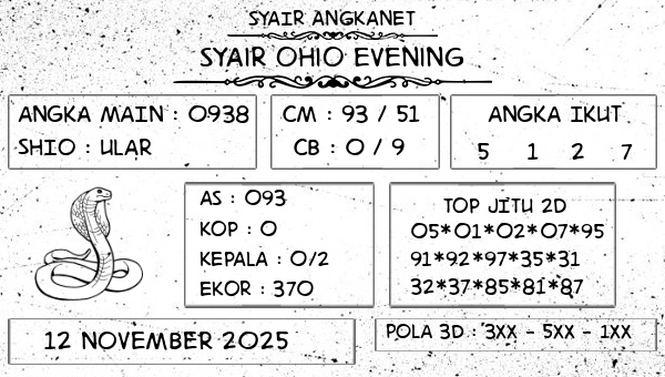 SYAIR ANGKANET - Syair Ohio Evening