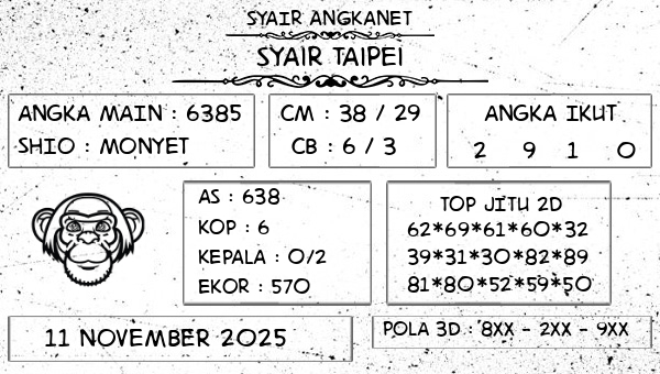 SYAIR ANGKANET - Syair Taipei
