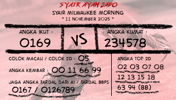  - Syair Milwaukee Morning