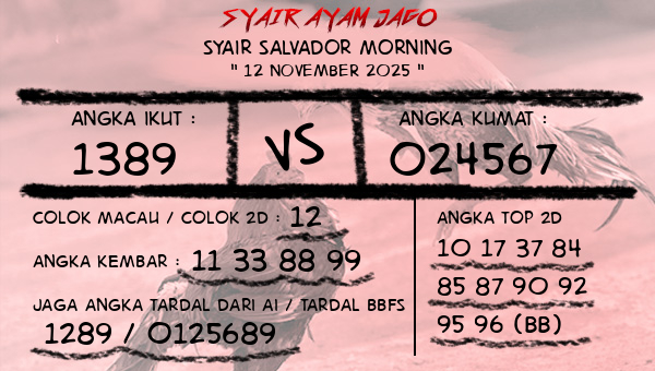  - Syair Salvador Morning