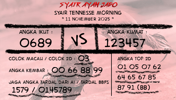  - Syair Tennesse Morning