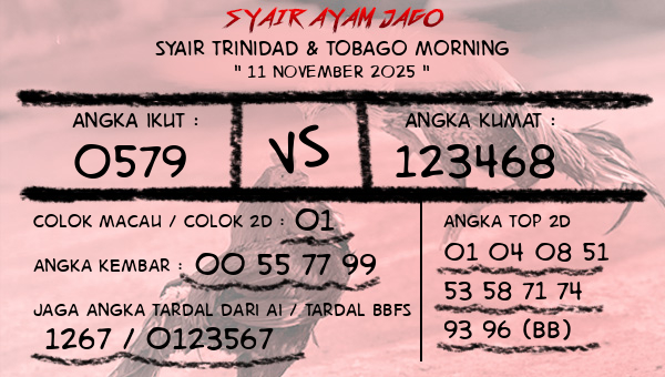  - Syair Trinidad & Tobago Morning