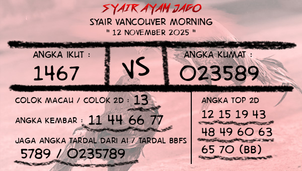  - Syair Vancouver Morning