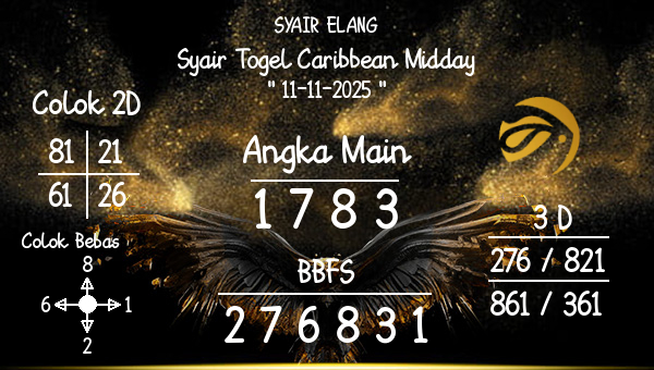 SYAIR ELANG - Syair Togel Caribbean Midday
