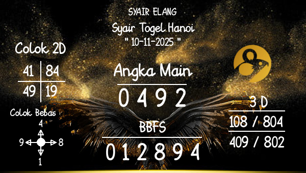 SYAIR ELANG - Syair Togel Hanoi