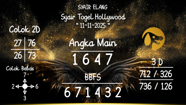 SYAIR ELANG - Syair Togel Hollywood