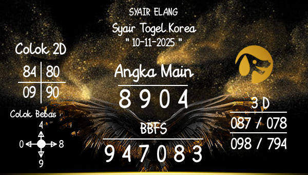 SYAIR ELANG - Syair Togel Korea