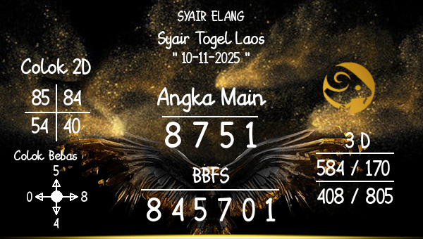 SYAIR ELANG - Syair Togel Laos
