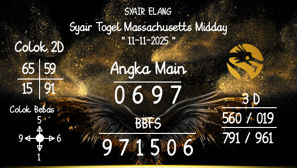 SYAIR ELANG - Syair Togel Massachusetts Midday