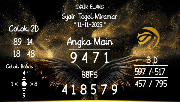 SYAIR ELANG - Syair Togel Miramar