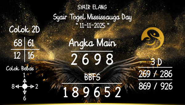 SYAIR ELANG - Syair Togel Mississauga Day