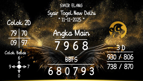 SYAIR ELANG - Syair Togel New Delhi