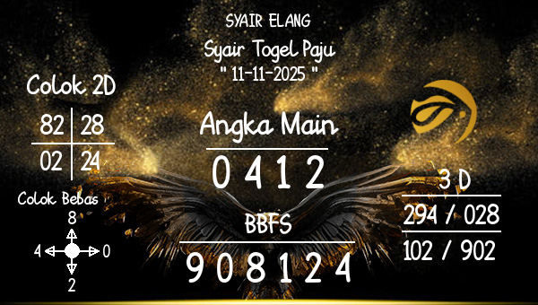 SYAIR ELANG - Syair Togel Paju