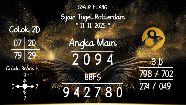 SYAIR ELANG - Syair Togel Rotterdam