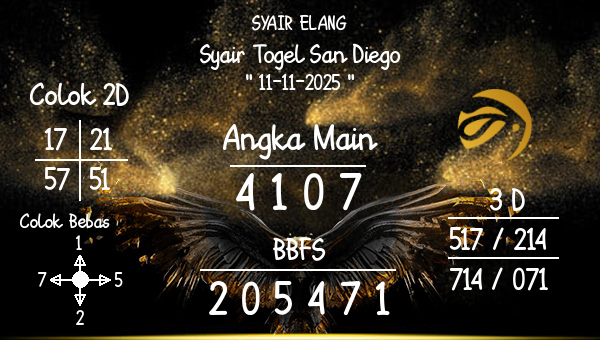 SYAIR ELANG - Syair Togel San Diego
