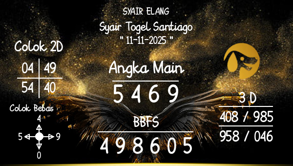SYAIR ELANG - Syair Togel Santiago