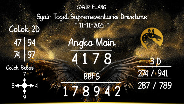 SYAIR ELANG - Syair Togel Supremeventures Drivetime